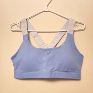New Figs Performance Sports bra, L,Ceil blue